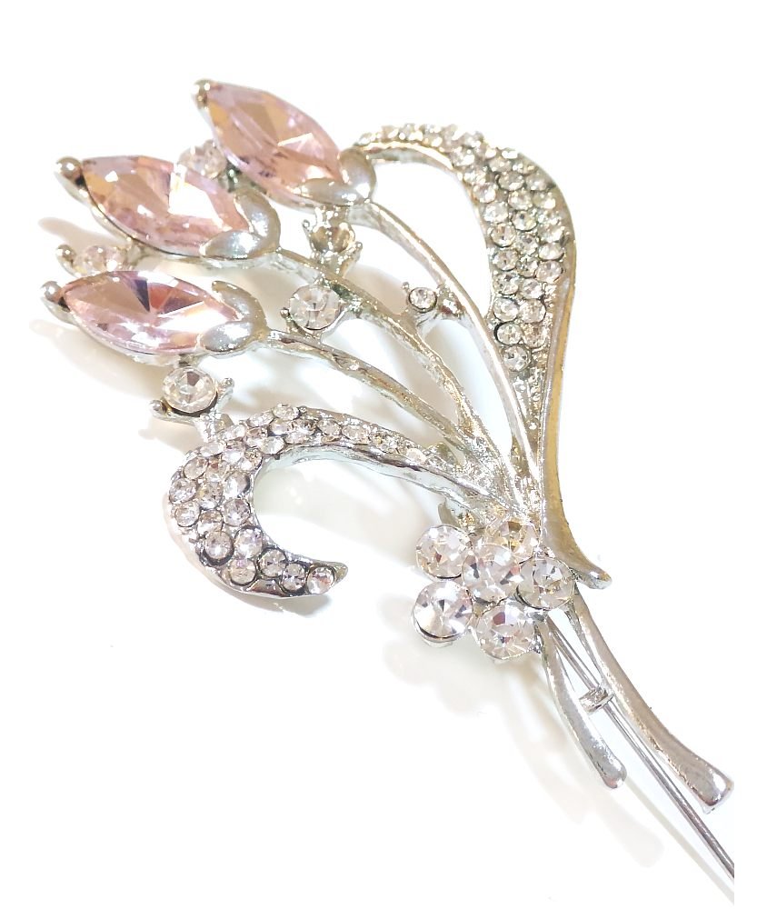broche rama de flores