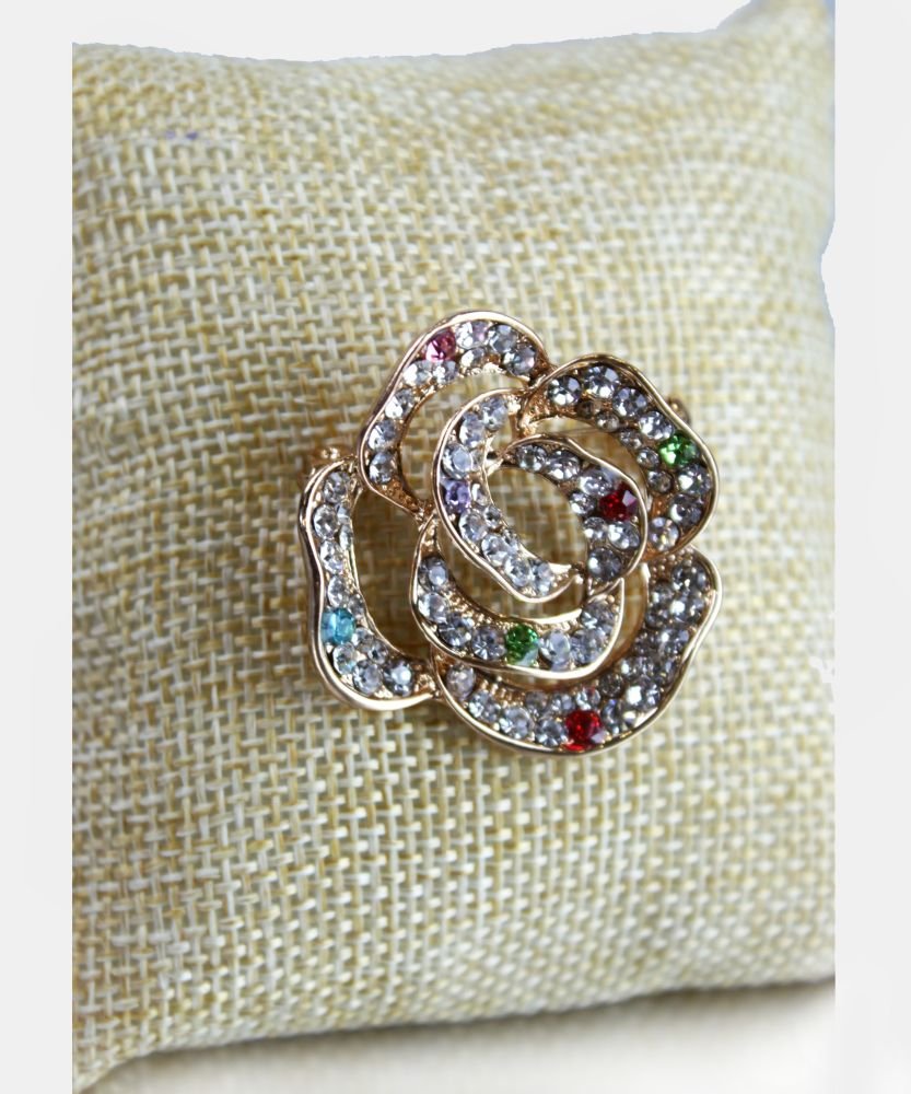 Broche rosa