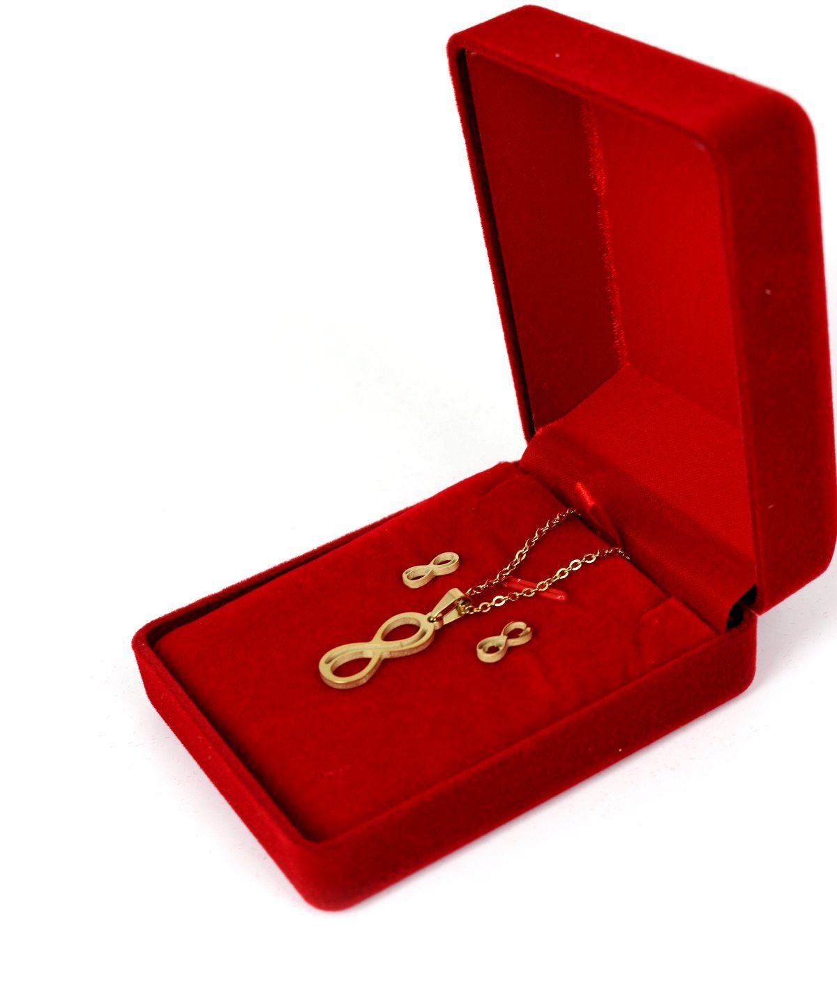 Set collar y pendientes infinity