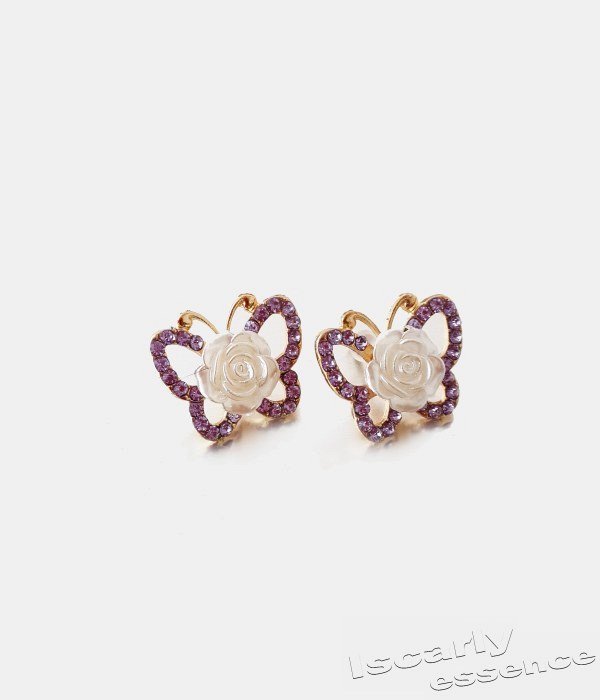 Pendientes con forma de Mariposa