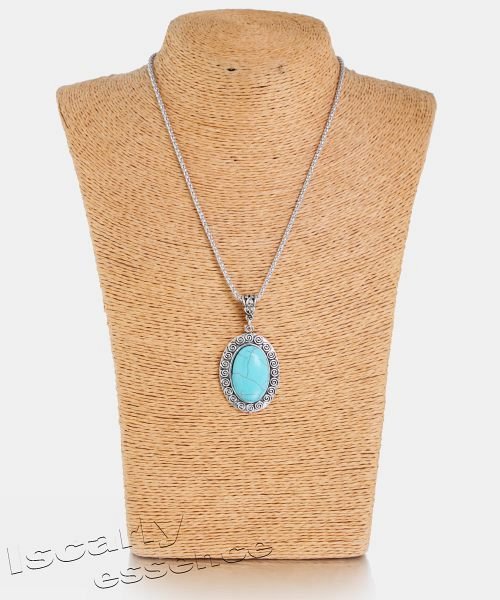 Collar Gemas turquesa