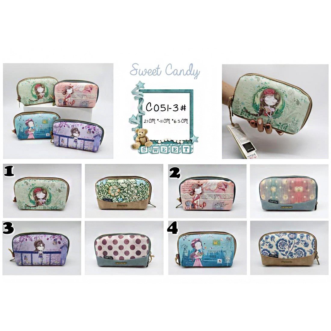Neceser Sweet & Candy muñeca