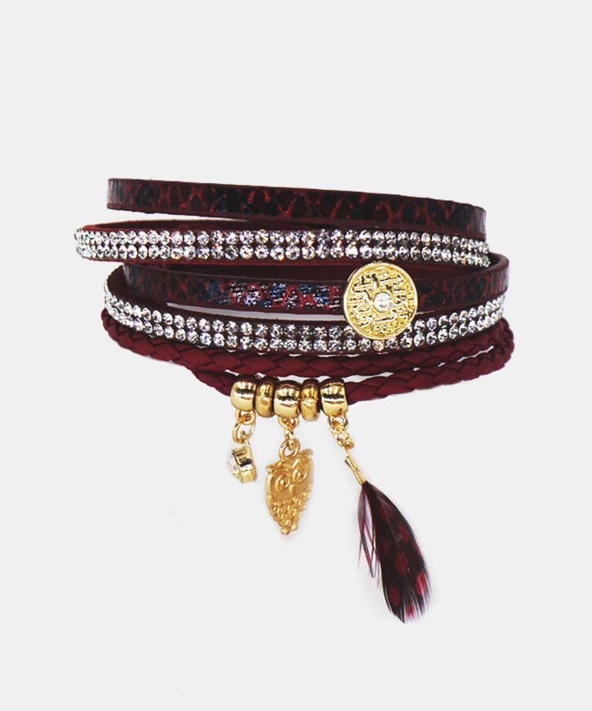 Pulsera multilineas dijes varios