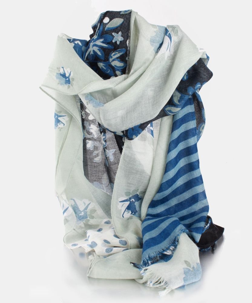 Pashmina estampada