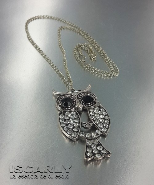 Collar Buho con Cristales
