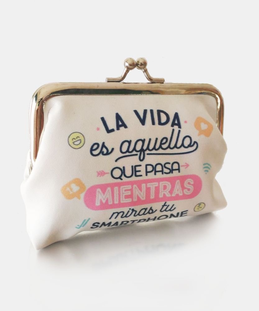 Monedero con frases graciosas