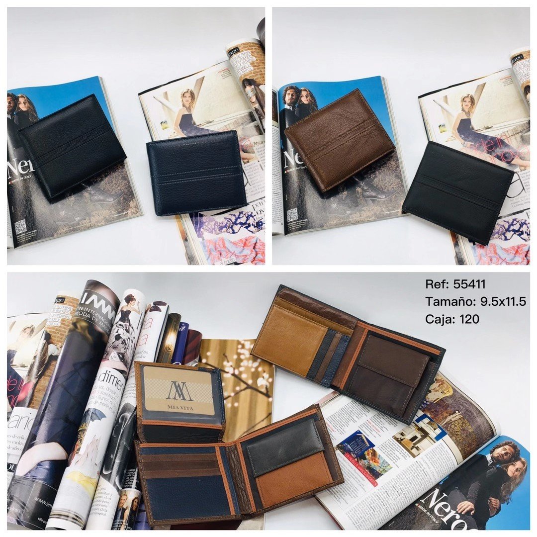 Cartera chico en piel