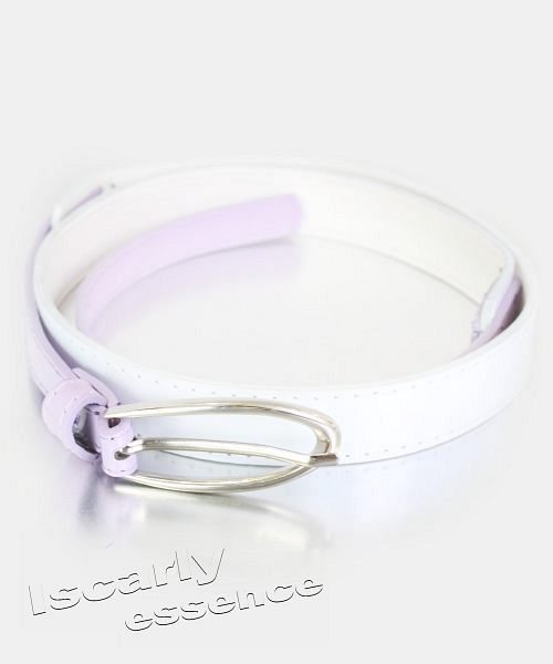 Cintur�n estrecho bicolor