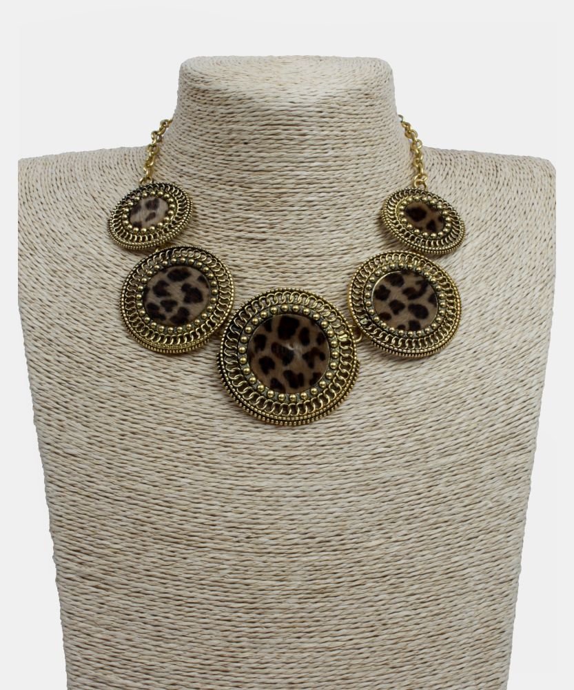 Collar Bronce Leopardo