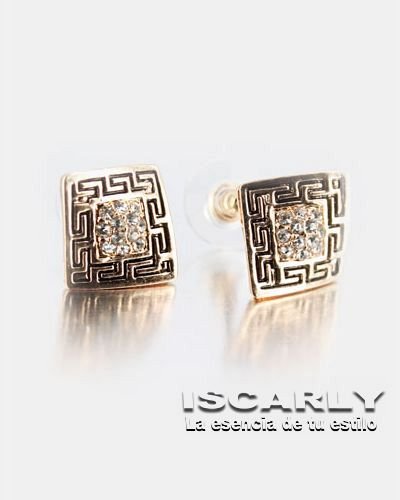 Pendientes Cristales Dise�o Calado