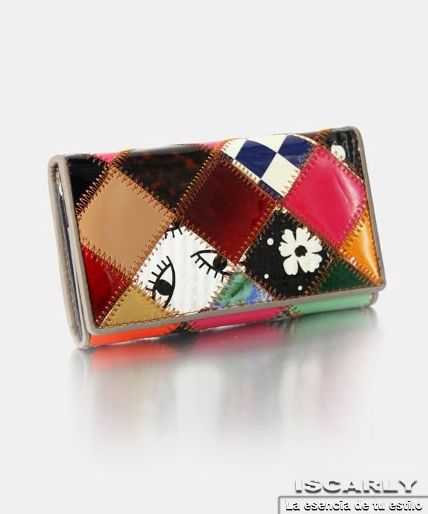 Monedero Billetero Multicolor Piel