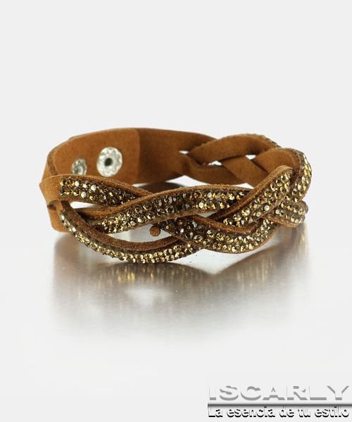 Pulsera Trenzada con cristales