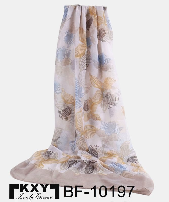 Pashmina estampado florares