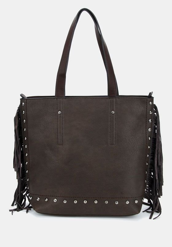 Bolso Iscarly con flecos y tachuelas