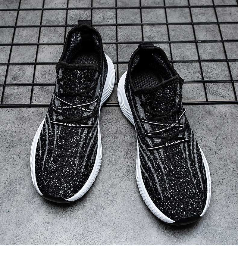 (image for) Knit athletic sneaker with contrasting sole