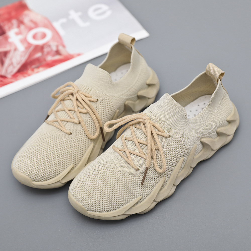 (image for) Sock‑style knit sneaker with sculpted sole