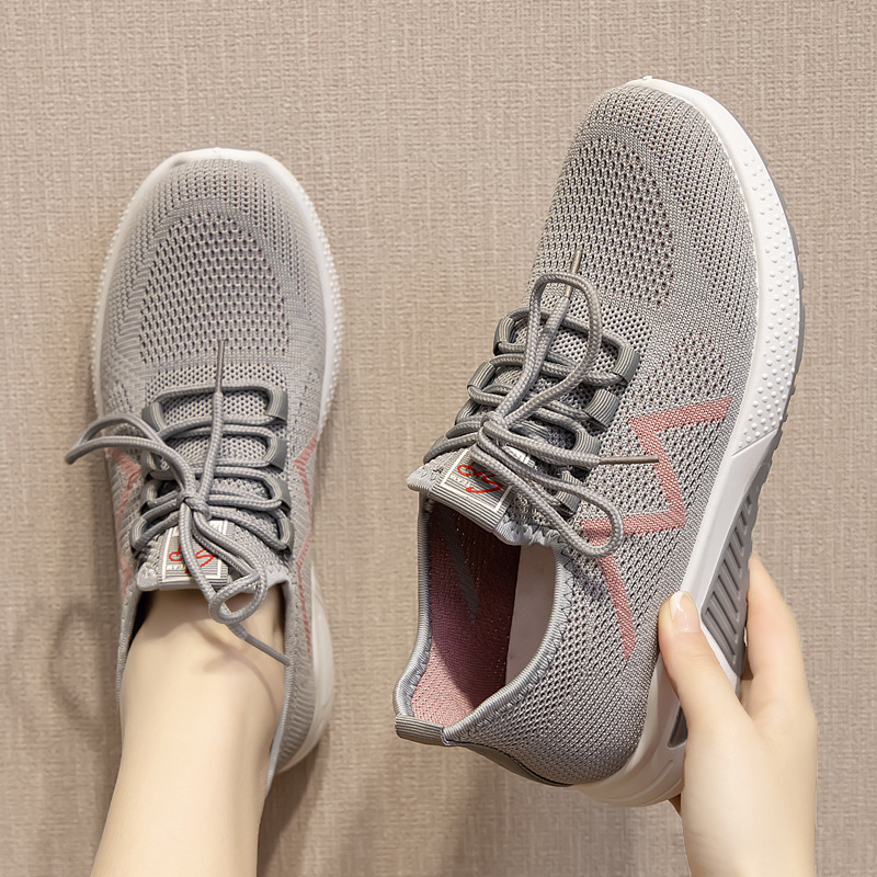 (imagen de) Zapatilla deportiva knit con suela gruesa