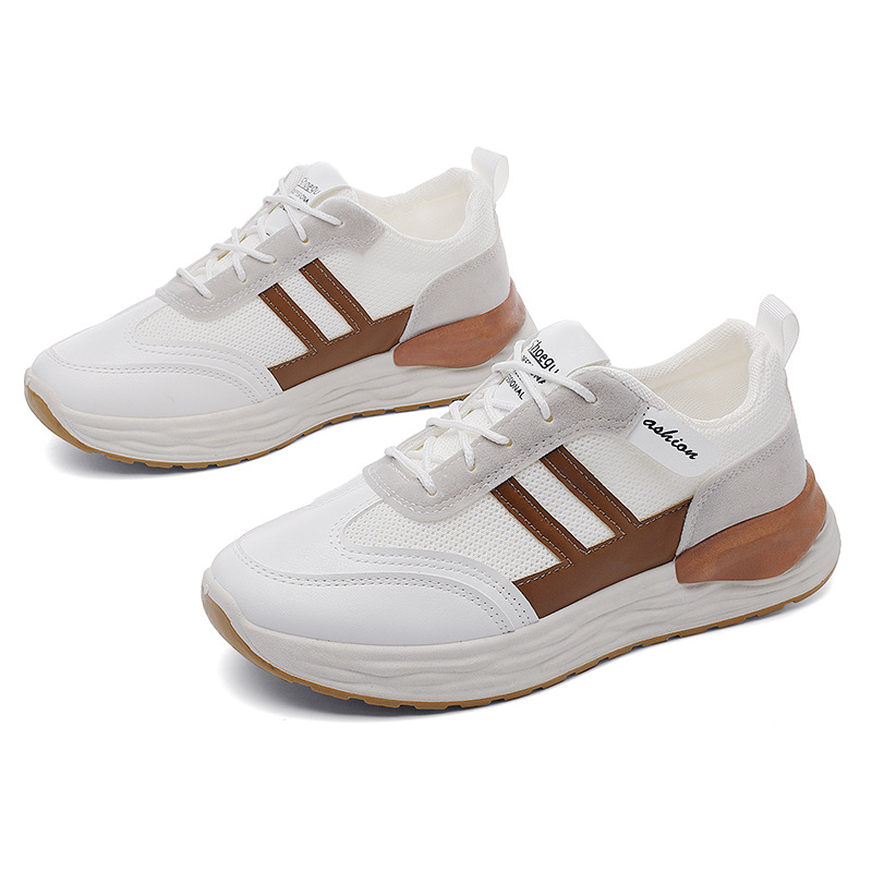 (image for) Chunky sneakers with side stripes and mesh panels