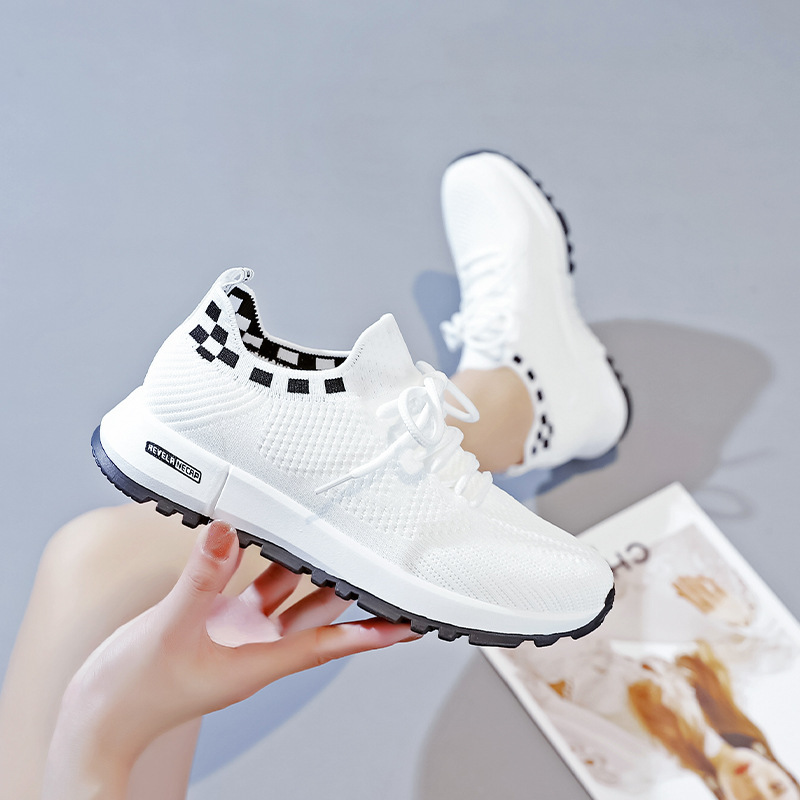 (image for) Sock‑style Knit Trainer with Lug Sole