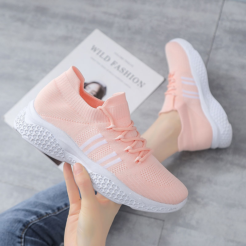 (image for) Sock-knit athletic sneaker with textured sole
