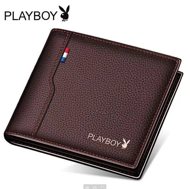 Men's bifold PU wallet with pebbled finish (image for) Men's bifold PU wallet with pebbled finish