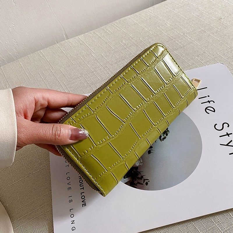 Cartera rectangular efecto coco brillo…