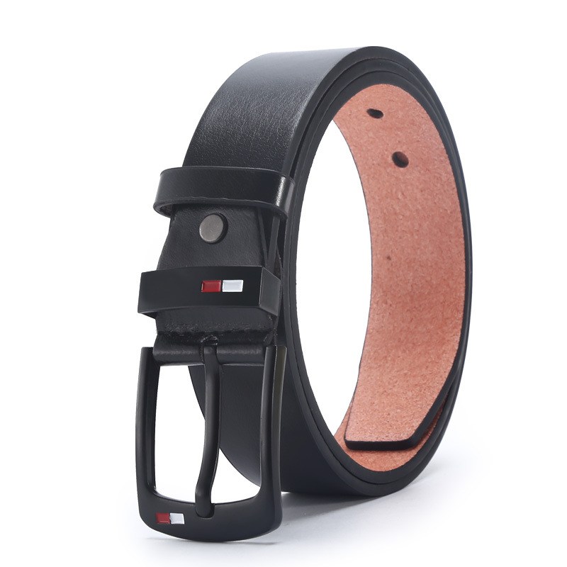 (image for) Classic belt with matte buckle and tricolour detail