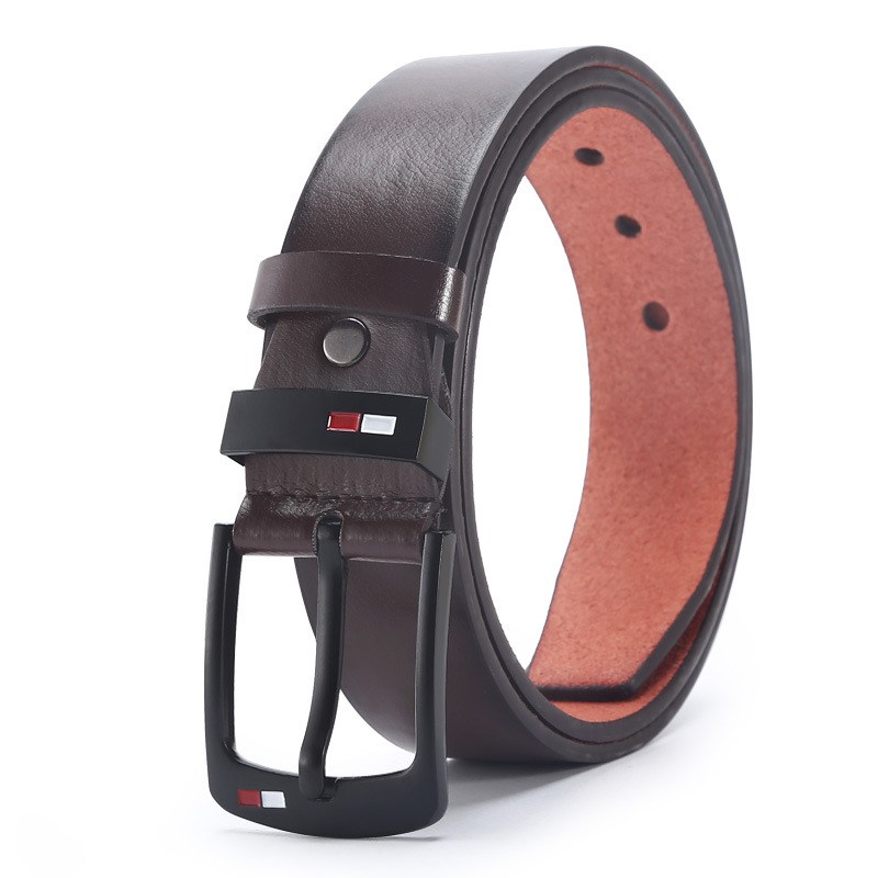 (image for) Classic belt with matte buckle and tricolour detail