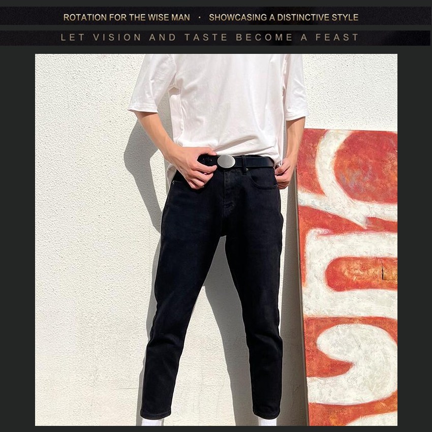 (image for) Classic belt with brushed oval buckle