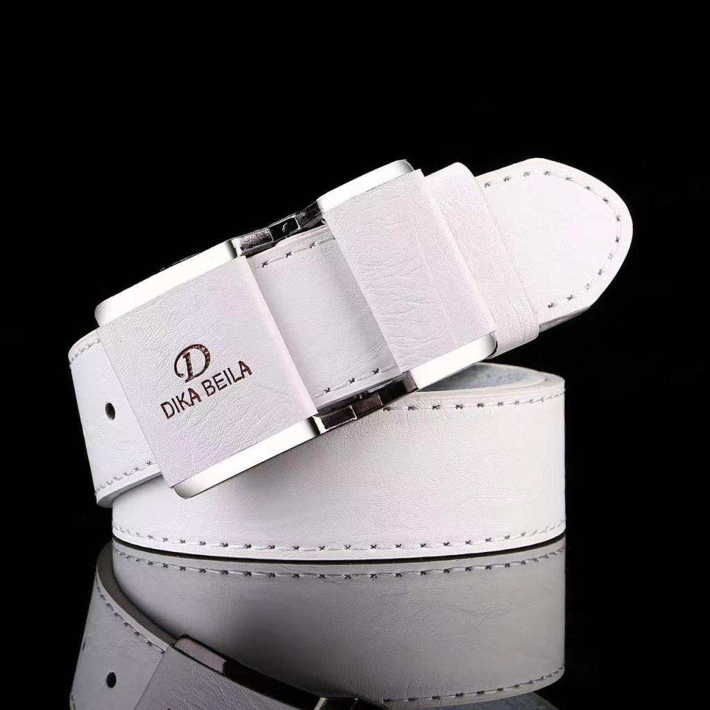 (image for) Men's Automatic-Buckle Belt with Vintage Leather Look