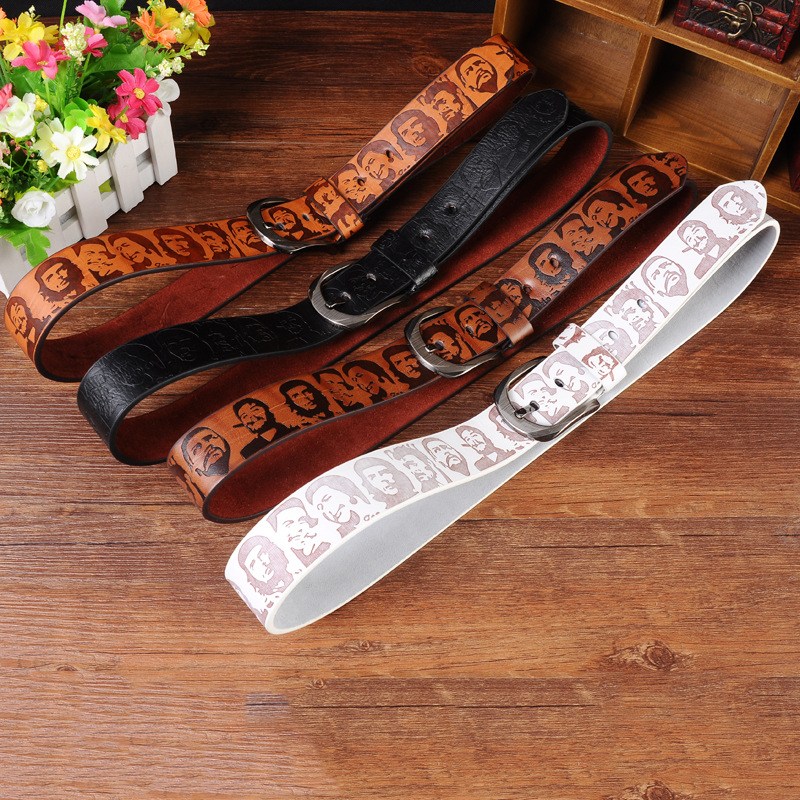 (image for) Printed Face Belt with Metal Buckle