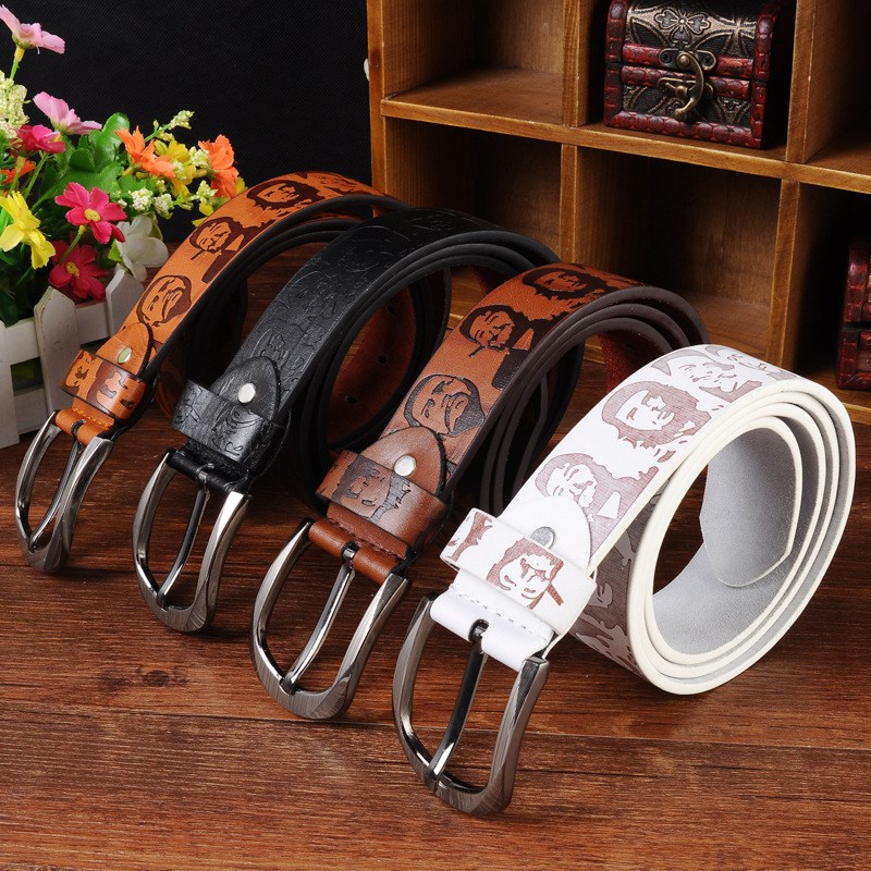 (image for) Printed Face Belt with Metal Buckle