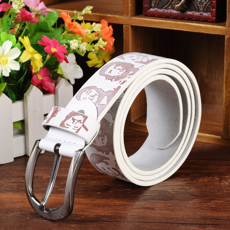 (image for) Printed Face Belt with Metal Buckle