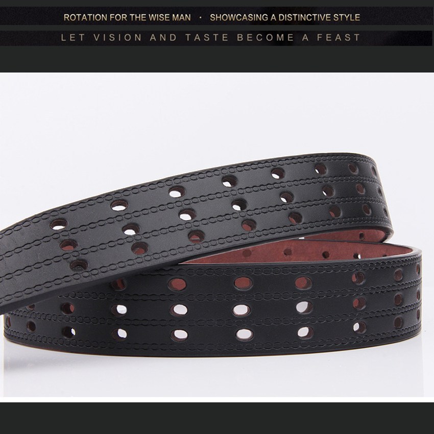 (image for) Perforated belt with metal buckle
