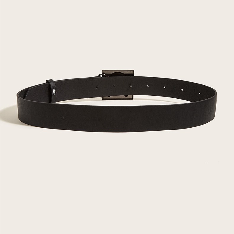 (image for) Skull Buckle Belt with Aged Metal Finish