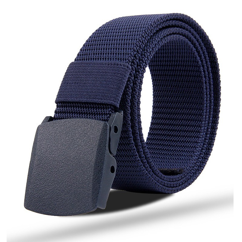 (image for) Lightweight Woven Belt with Textured Buckle