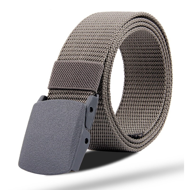(image for) Lightweight Woven Belt with Textured Buckle