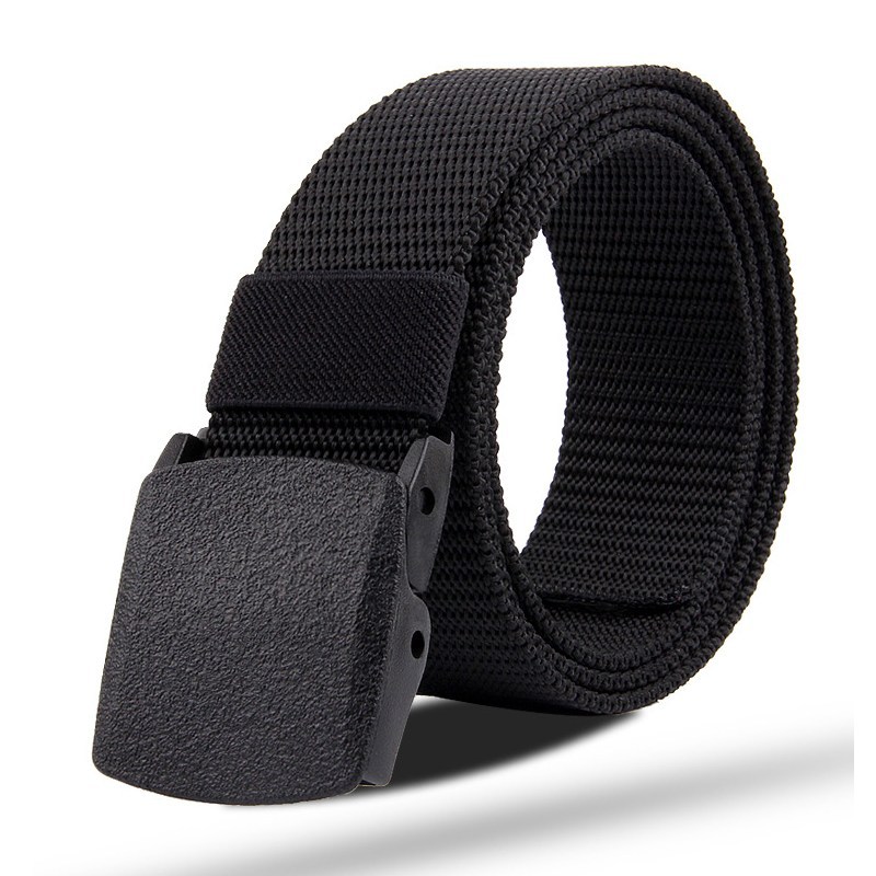 (image for) Lightweight Woven Belt with Textured Buckle
