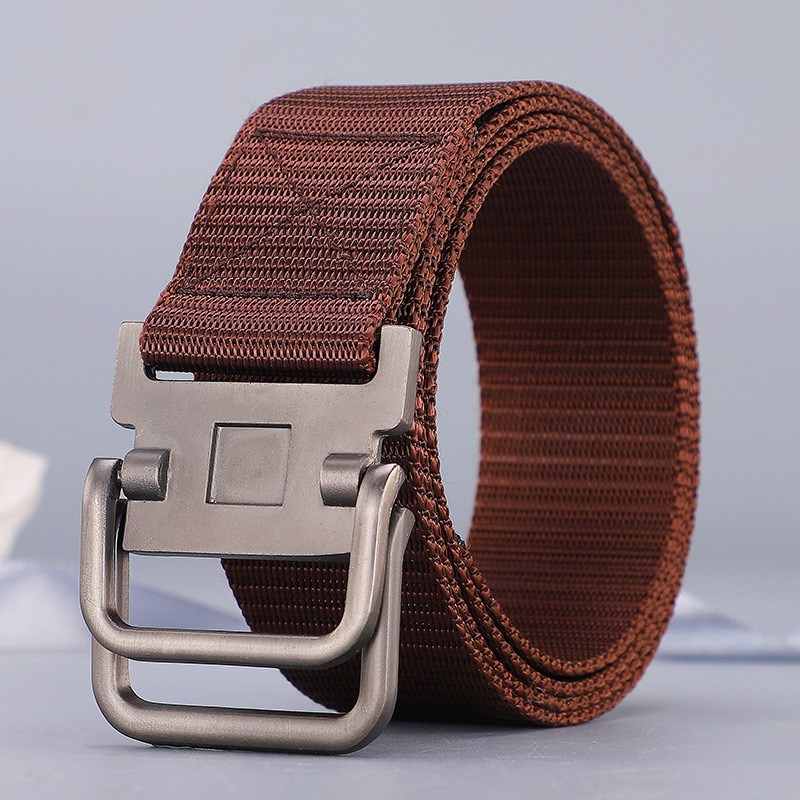 (image for) Lightweight Webbing Belt with Metal Buckle