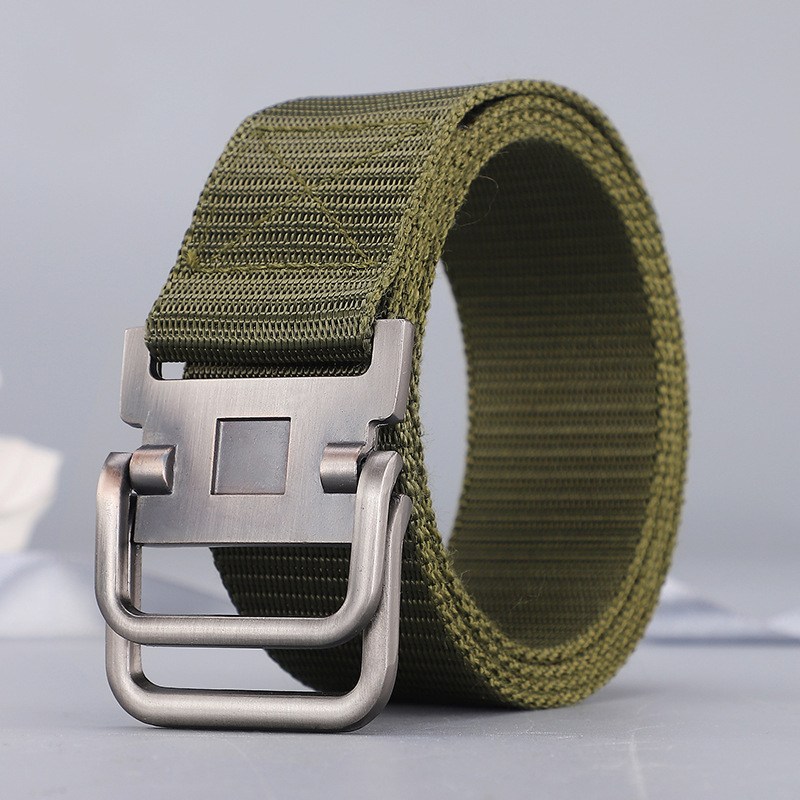 (image for) Lightweight Webbing Belt with Metal Buckle