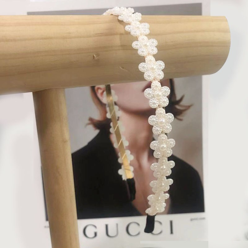 Floral pearl headband (image for) Floral pearl headband