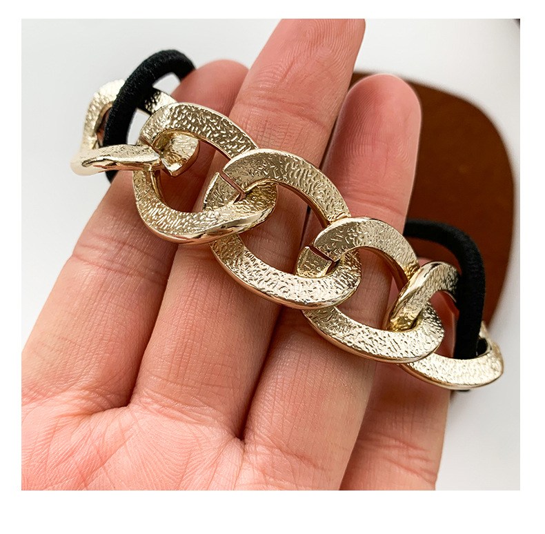 (imagen de) Goma elástica con cadena decorativa texturizada