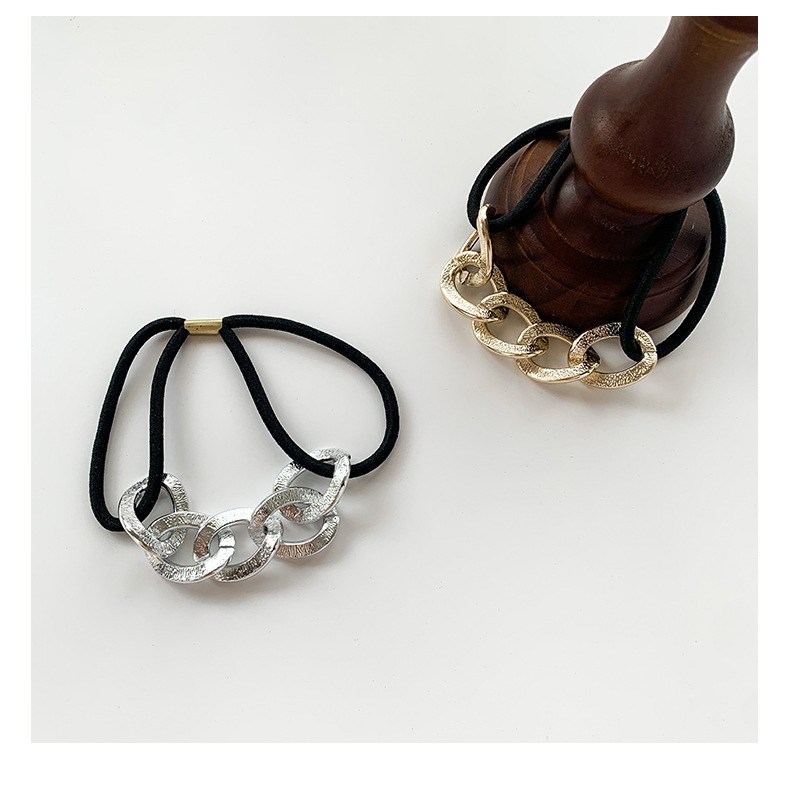 (imagen de) Goma elástica con cadena decorativa texturizada