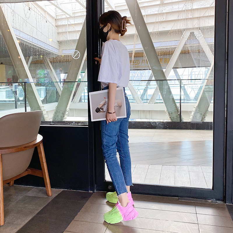 (image for) Chunky gradient sneakers with platform sole