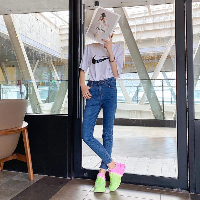 (image for) Chunky gradient sneakers with platform sole