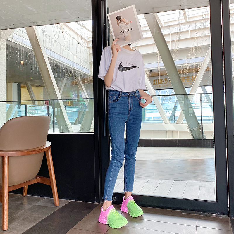 (image for) Chunky gradient sneakers with platform sole
