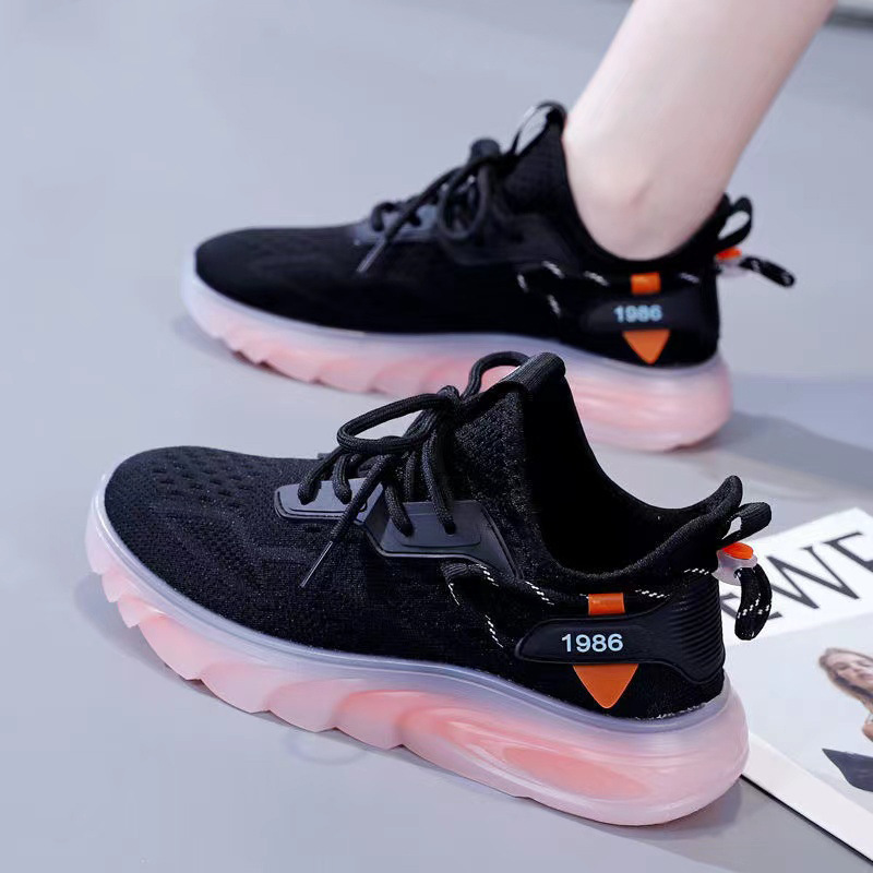 Chunky sneakers with translucent sole (image for) Chunky sneakers with translucent sole