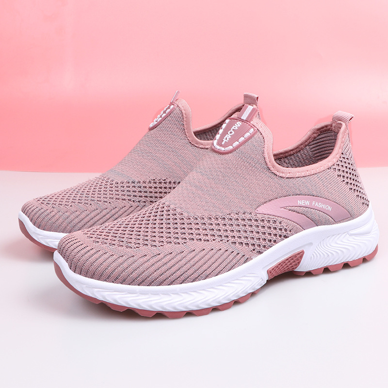 (imagen de) Zapatilla slip-on de tejido de punto y suela deportiva