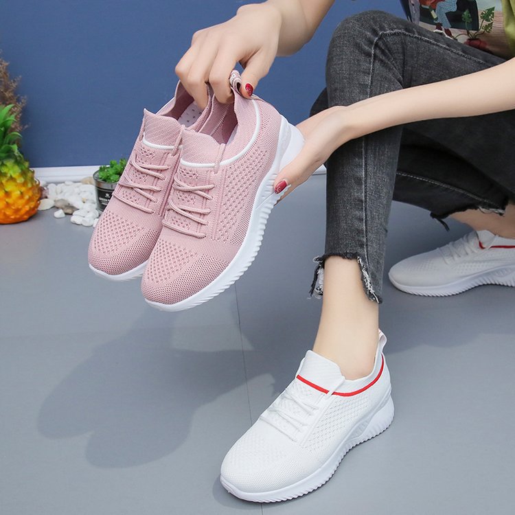 (imagen de) Zapatilla deportiva slip-on de punto con suela gruesa