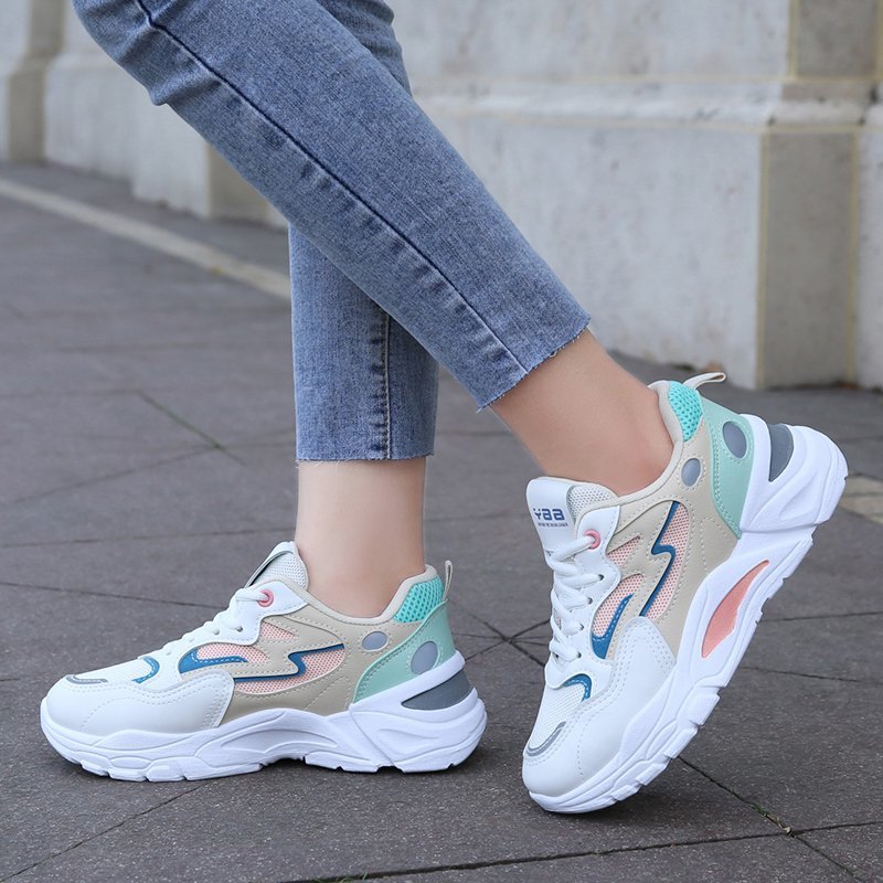 (image for) Chunky sporty sneakers with mesh panels